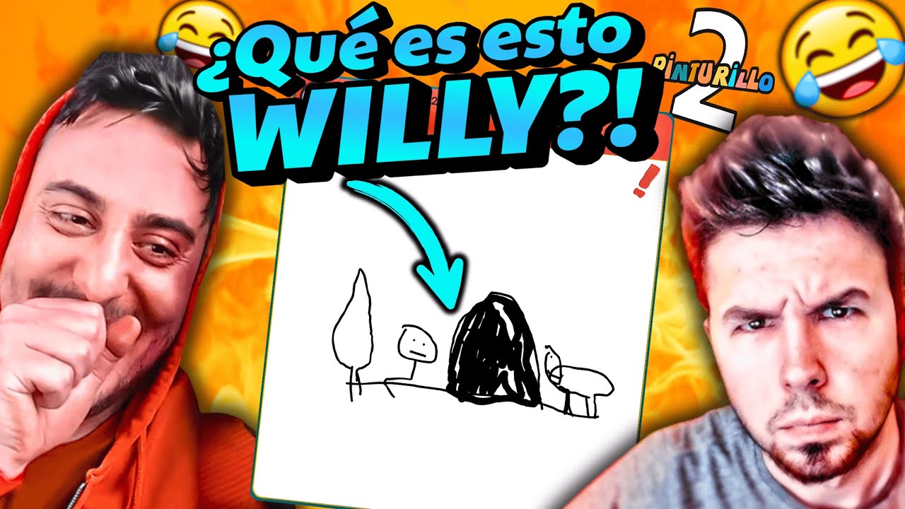 WILLY y sus DIBUJOS DE PRIMARIA JAJA 🤣🖌️ Recopilación de sus  PEORES DIBUJOS en PINTURILLO! #1