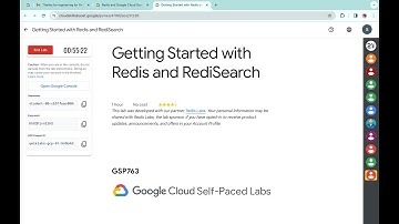 Getting Started with Redis and RediSearch || #qwiklabs || #GSP763 ||  [With Explanation🗣️]