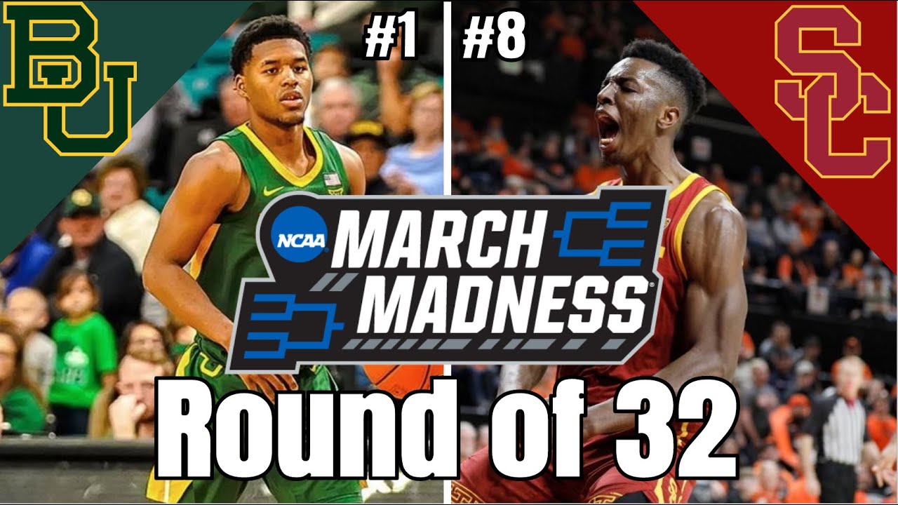 #1 Baylor vs #8 USC - 2020 NCAA Tournament Round of 32 (South Division #1 Baylor vs #8 USC - 2020 NCAA Tournament Round of 32 (South Division