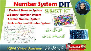 Introduction to Number System Lectrue-1 DIT in Pashto #iqbalvirtualacademy