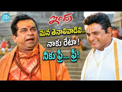 Brahmanandam AVS Comedy Sunami | Indra Movie | Chiru మన తెనాలివాడివి.! నాకు రేటా ! నీకు ఫ్రీ... ఫ్రీ