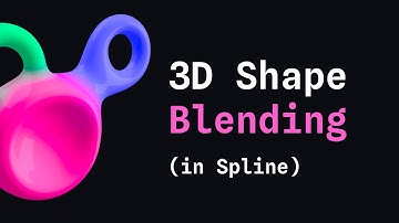 How to use 3D Shape Blending in Spline