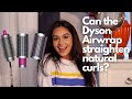 Straightening CURLY Hair with the DYSON AIRWRAP! - THE GOOD AND THE BAD