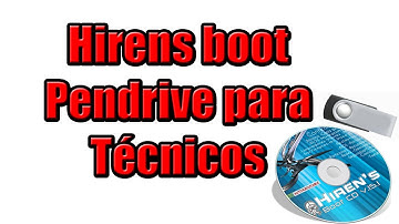 Criando pendrive bootavel com Hirens boot