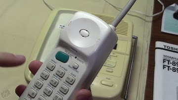 Toshiba 900 MHz Cordless Telephone with Digital Answering System | Model FT-8906A | First Look