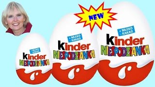 ♥♥  5 Kinder Chocolate Eggs Containing Surprise Toys!