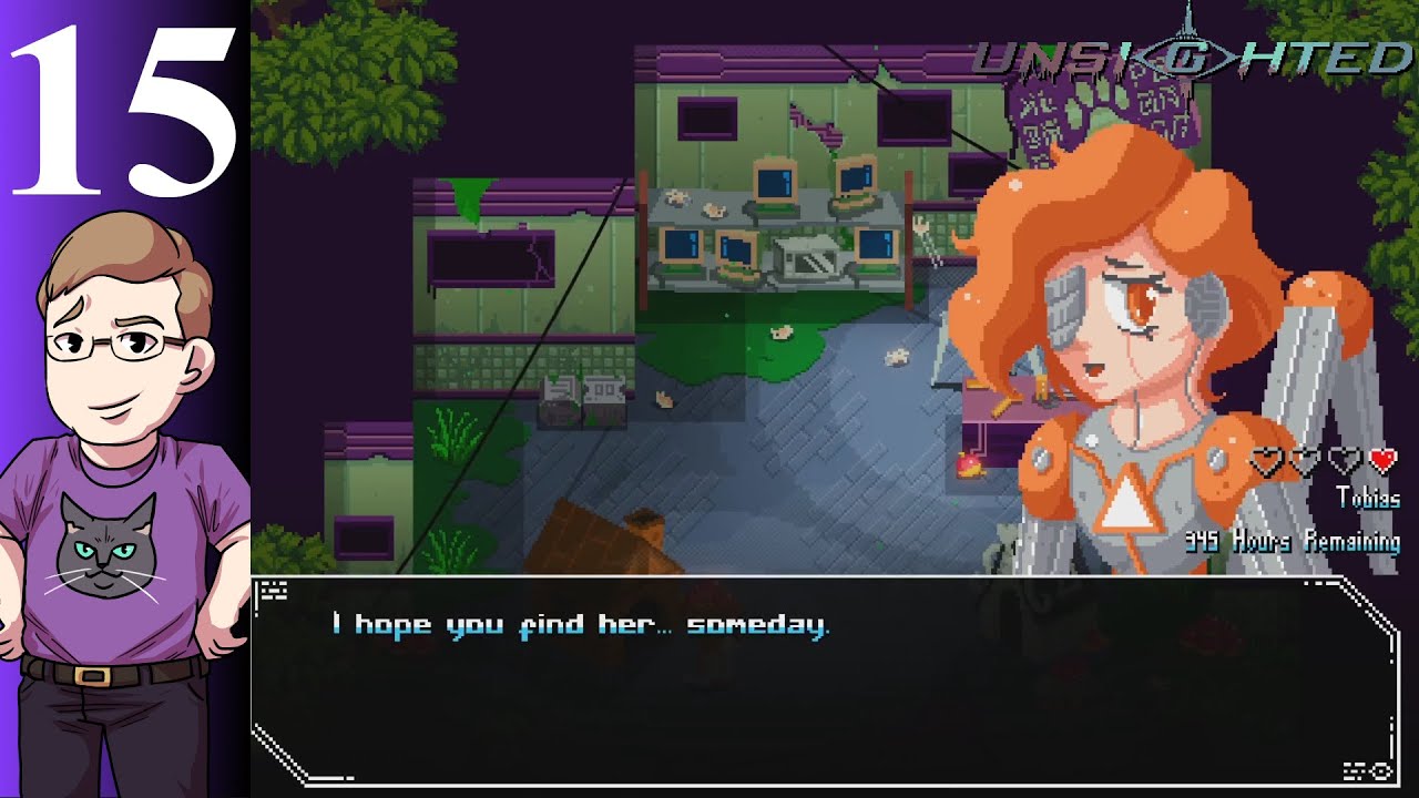 Let's Play Unsighted (Blind) Part 15 Hookshot and Another Lost Dog