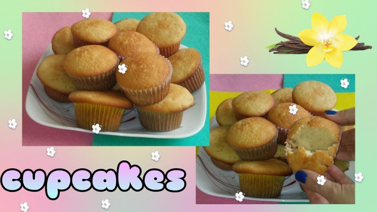 LA RECETA MÁS FÁCIL PARA UNOS CUPCAKES ESPONJOSOS. YouTube