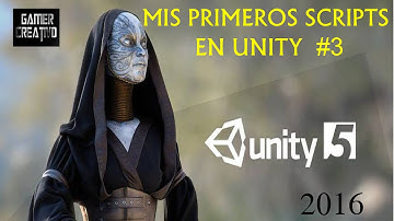 Primeros Scripts en Unity 5 #3 "Script de Salto con RigidBody"
