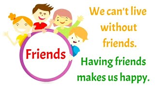 برجراف الأصدقاء Friendship Paragraph -  Friends