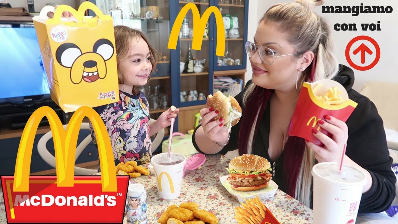 MANGIAMO CON VOI MCDONALD'S / MCDONALD'S MUKBANG
