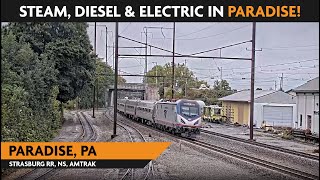 LIVE RAILCAM: Paradise, Pennsylvania, USA | Virtual Railfan