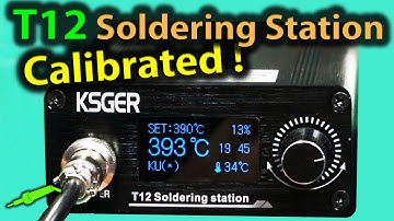 🔴 #559 KSGER Soldering Station Calibration - How To Calibrate T12 Tips