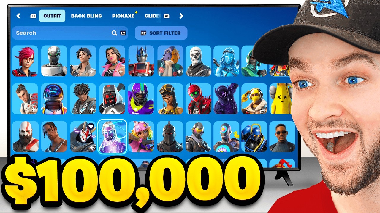 I Spent $100,000 Upgrading Subscribers Fortnite Accounts!