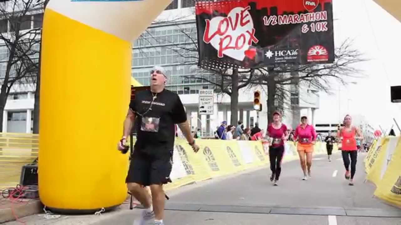 Love ROX 1/2 Marathon & 10k Running Race - YouTube