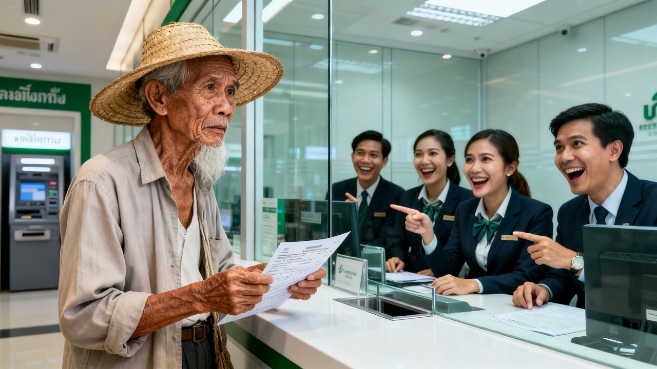 ชาวนาสูงวัยถูกไล่ออกจากธนาคาร เมื่อเปิดกระเป๋าพนักงานร้องไห้ | เงินพันล้านที่ทุกคนดูถูก 😱💰