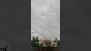 MOVING CLOUDS #HYPERLAPSE #BEAUTIFUL CLOUDY MORNING#YOUTUBE SHORTS