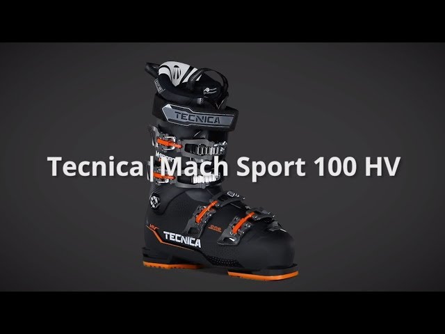 Tecnica Mach Sport LV 100 Alpine Ski Boots Black