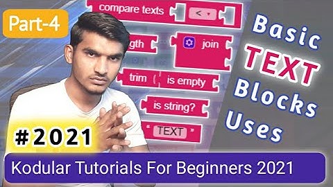 Kodular TEXT BLOCKS Basic Guide Part-4 #mqtechguru #Kodular
