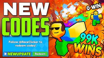 *NEW* ALL WORKING CODES FOR RACE CLICKER IN 2024! ROBLOX RACE CLICKER CODES