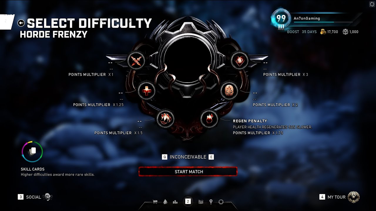 Gears 5: Horde INCONCEIVABLE mode (No commentary)
