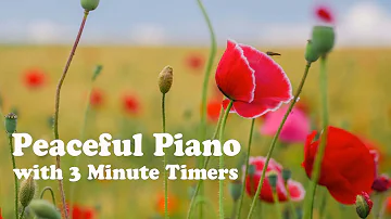 3 Minute Timer for Reiki and Yin Yoga with Peaceful Piano Music