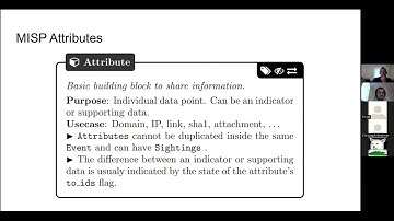 MISP Best Practices for encoding threat intelligence (3 hours - online)