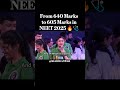 605 AIR 1063 with 605 Marks in NEET 2025 🎯