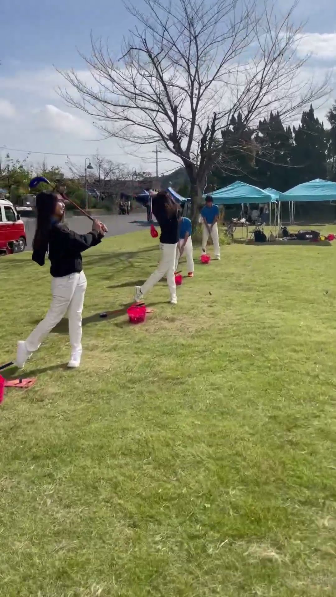 中央学院大学ゴルフ部の皆さんありがとうございました #golf