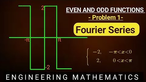 Fourier Series - Odd functions