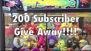 Claw Machine Wins Give Away