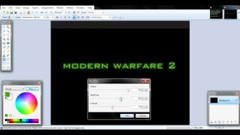 how to make a mw2 text in paint.net