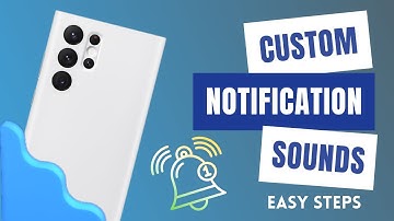 How to Set Custom Notification Sound Samsung ! (One UI Basics)