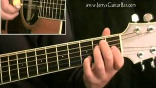 How To Play Eric Clapton Key To The Highway Acoustic (intro only) chords