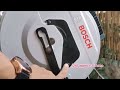 How to change Bosch GCD 12JL Sawblade