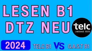 DTZ TELC B1 Lesen 2024 _ B1 Test Leseverstehen _ Prüfung B1 _ DTZ GAST