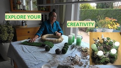 Autumn Garden/How to make an Advent Wreath