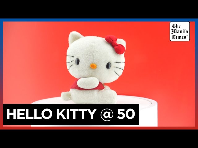 New Tokyo exhibition marks 50 years of Hello Kitty - YouTube