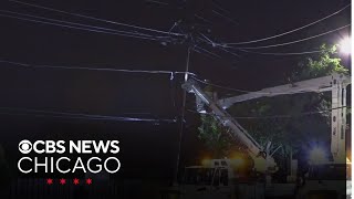 Thousands without power Tuesday after tornadoes, severe storms in Chicago area