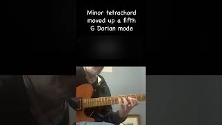 Dorian mode with tetrachords