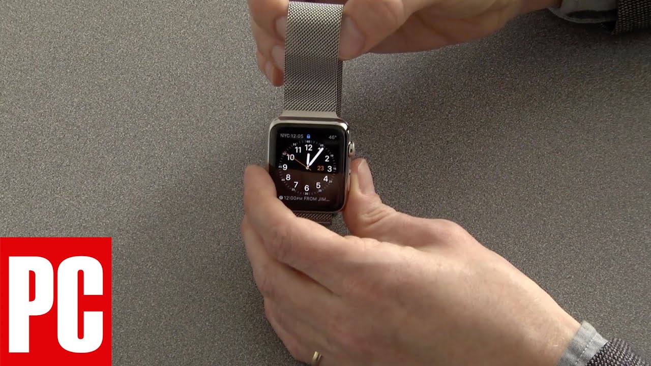 ekstremister Krigsfanger overførsel How to Remove the Band on the Apple Watch - YouTube