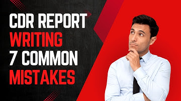 Mastering CDR Report Writing | Avoid These 7 Common Mistakes #cdr #cdrreport #mistakes