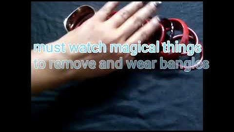Way to wear and remove tight bangles tutorial/How to Remove Bangles|  remove tight bangles easy way