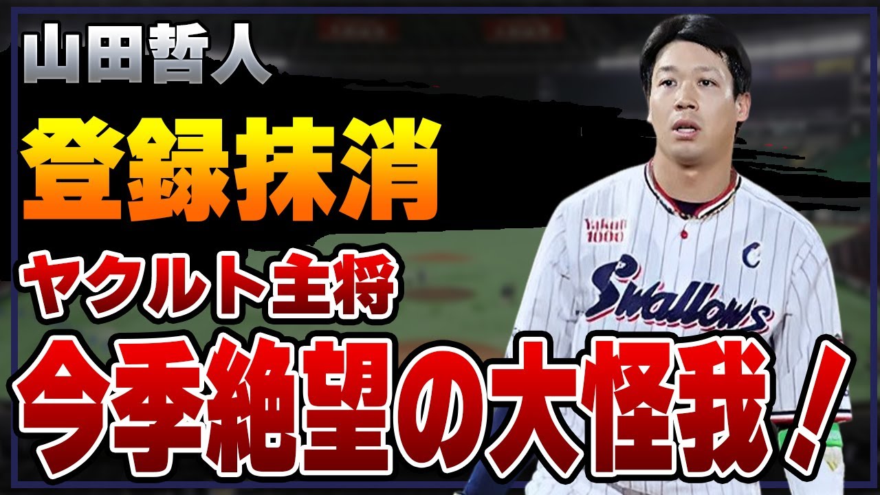 山田 哲人 怪我