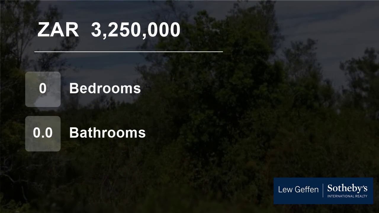 Vacant Land For Sale in Wilderness Heights, Wilderness, Western Cape