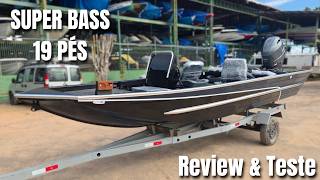BASS BOAT 6 METROS COM 90 HP YAMAHA !!!