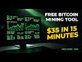 Discovered a free Bitcoin miner that made $35 in 15 minutes — no GPU needed