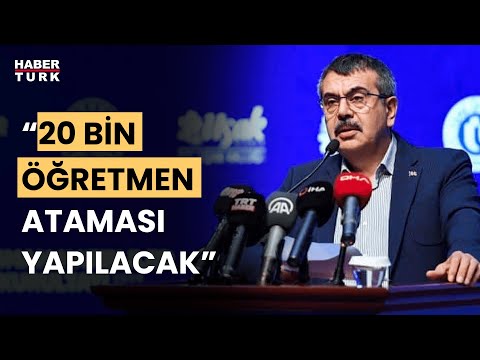 SON DAKİKA! Milli Eğitim Bakanı Yusuf Tekin açıkladı: 20 bin öğretmen ataması yapılacak