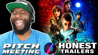 Stranger Things - Pitch Meeting Vs. Honest Trailers Reaction