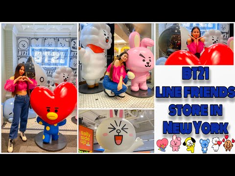 BELANJA DI LINE & FRIENDS BT21 BTS | ITAEWON KOREA. 